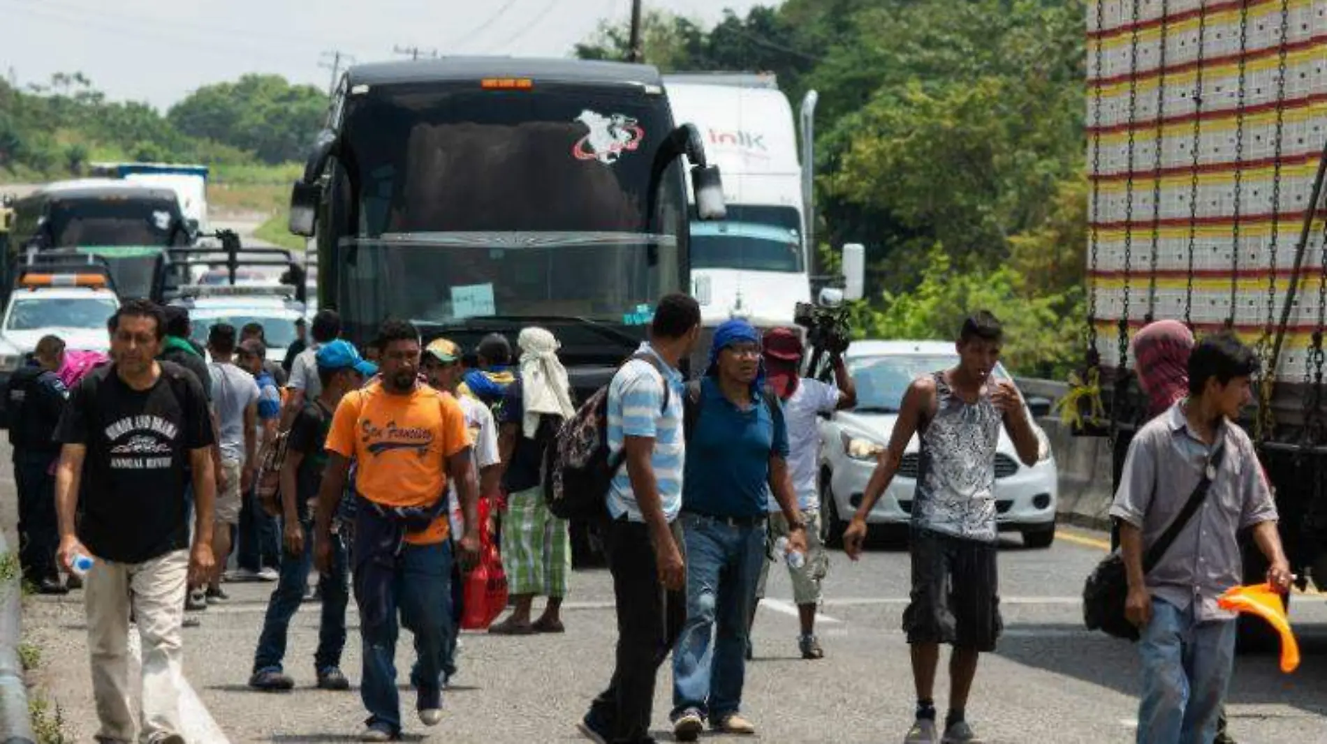 caravana migrante chiapas